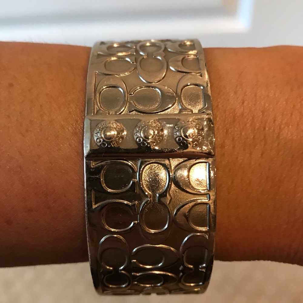 COACH Silver Bangle - Picture 2 of 4